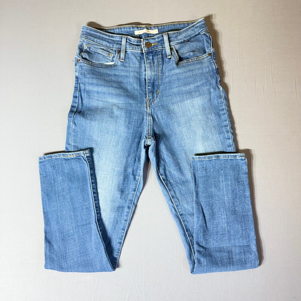 Levi's 721 High Rise Skinny Jeans Size 29 Medium Wash Blue Denim‎
